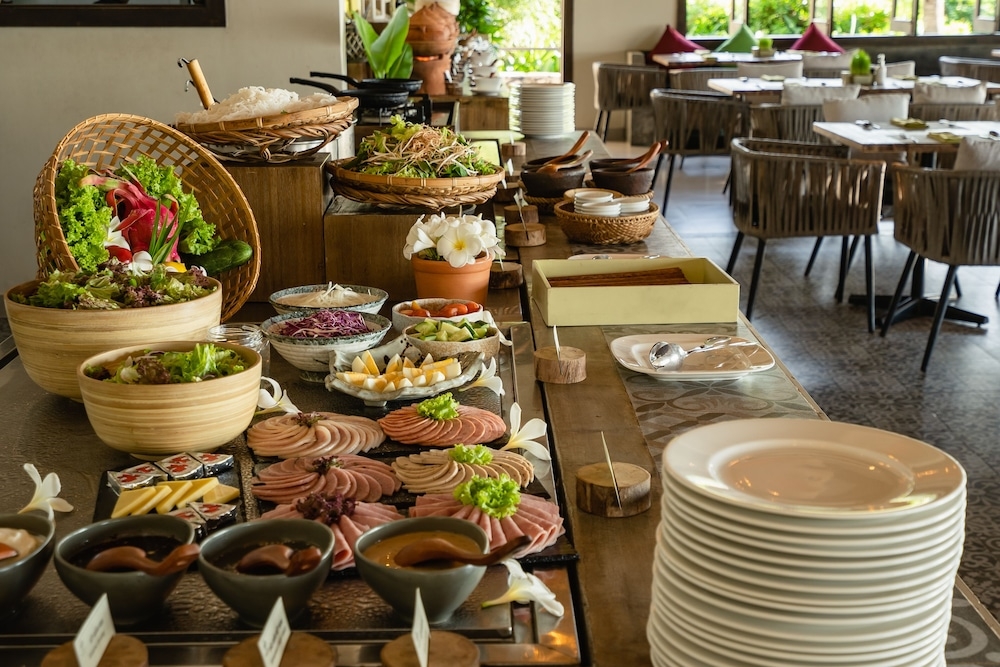 뷔페 아침 식사