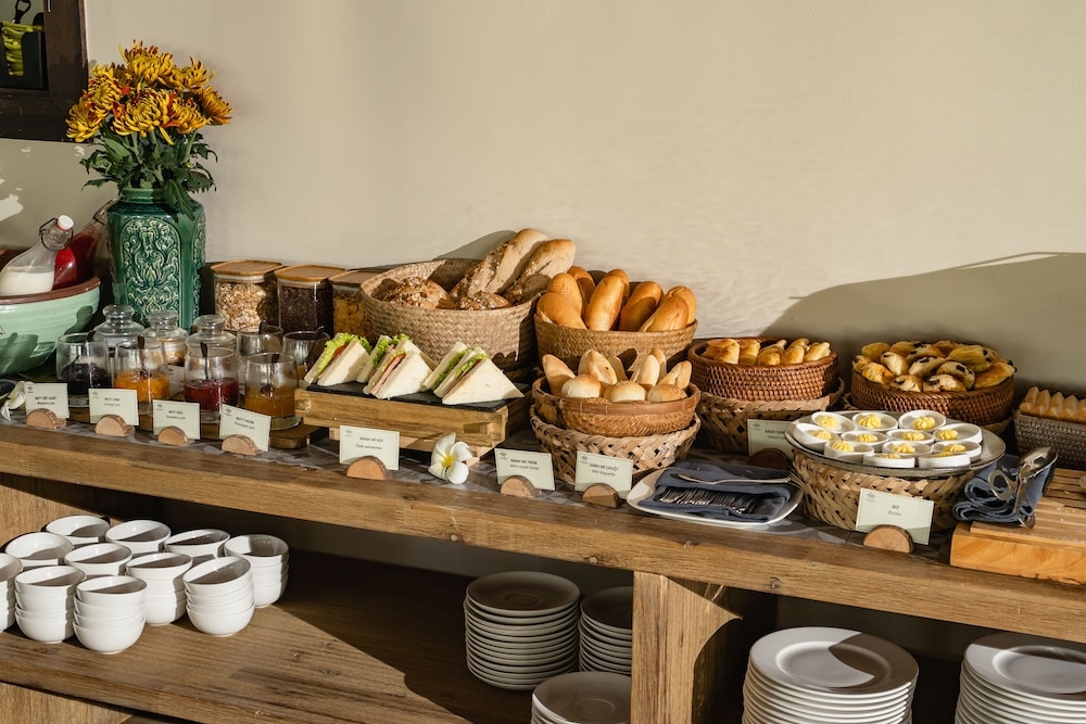 뷔페 아침 식사