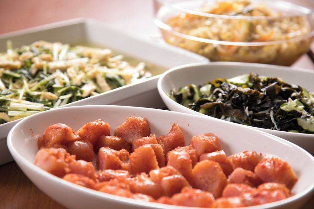 뷔페 아침 식사