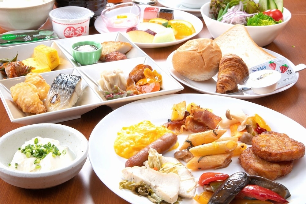 뷔페 아침 식사