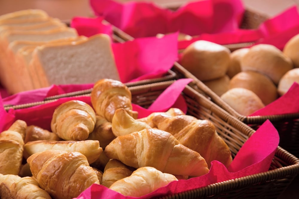 뷔페 아침 식사