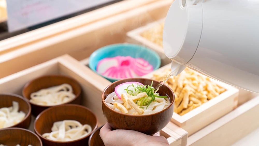 뷔페 아침 식사