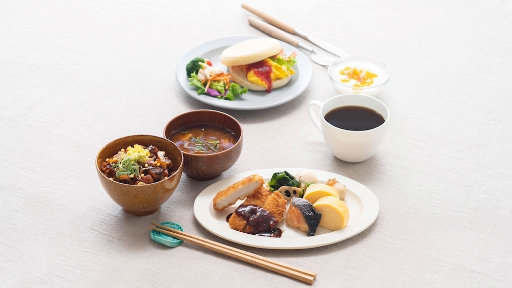 뷔페 아침 식사