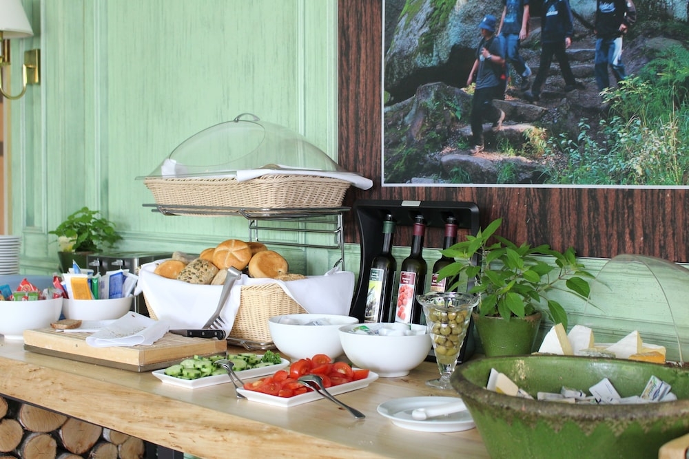 뷔페 아침 식사