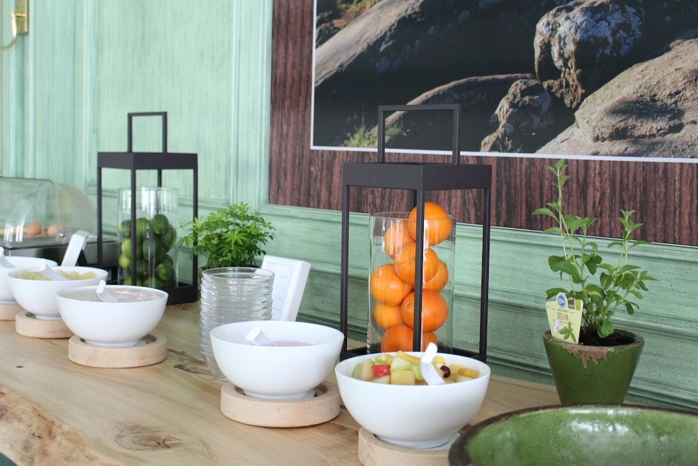 뷔페 아침 식사