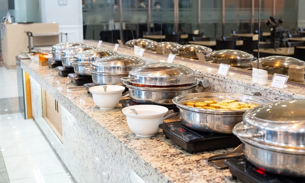 뷔페 아침 식사