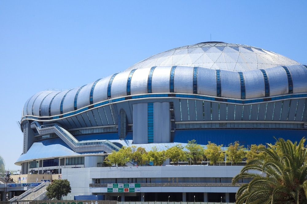 숙박 시설에서 보는 시내 전망