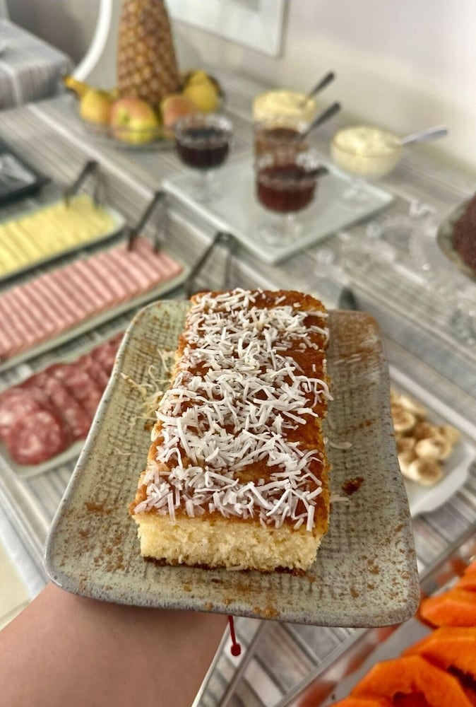 뷔페 아침 식사