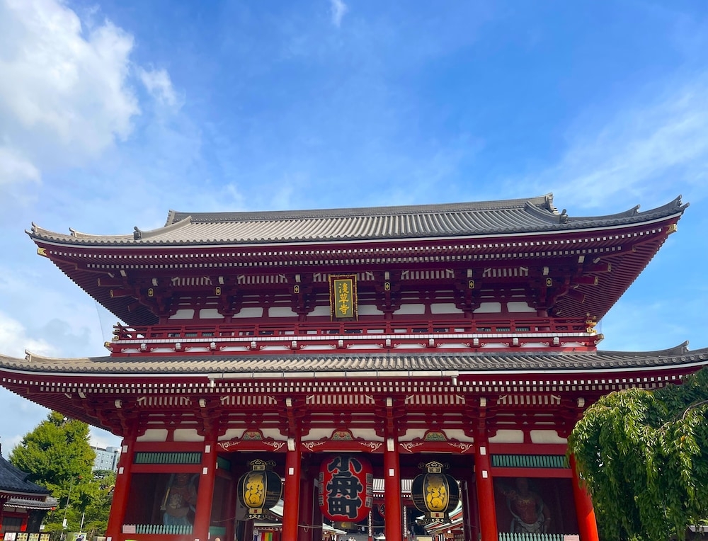 숙박 시설에서 보는 시내 전망