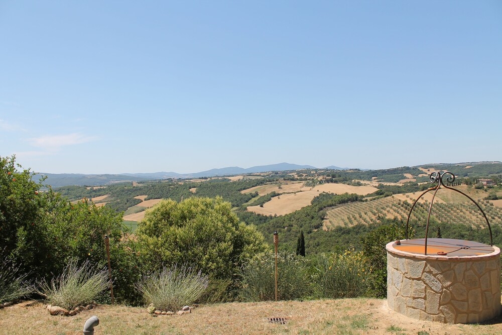 숙박 시설에서 보는 주변 전망
