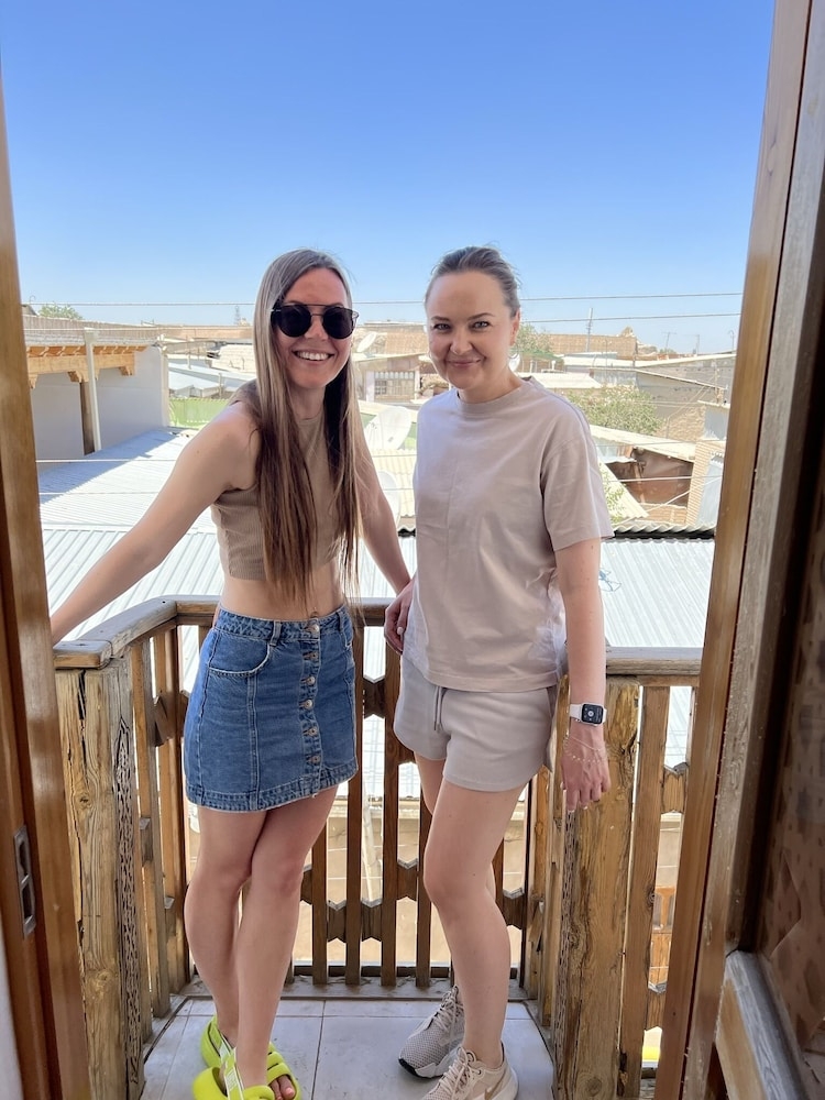 숙박 시설에서 보는 시내 전망