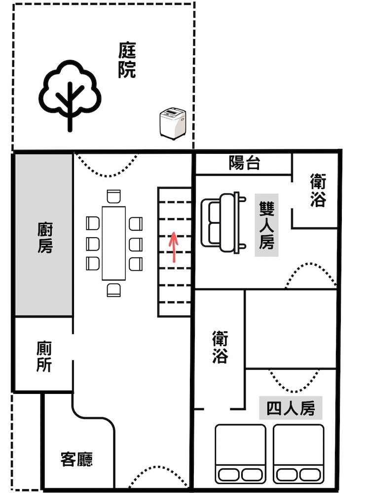 숙박 시설 정면