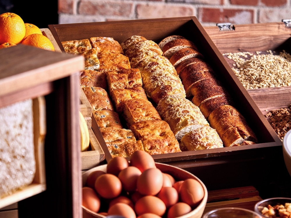 뷔페 아침 식사