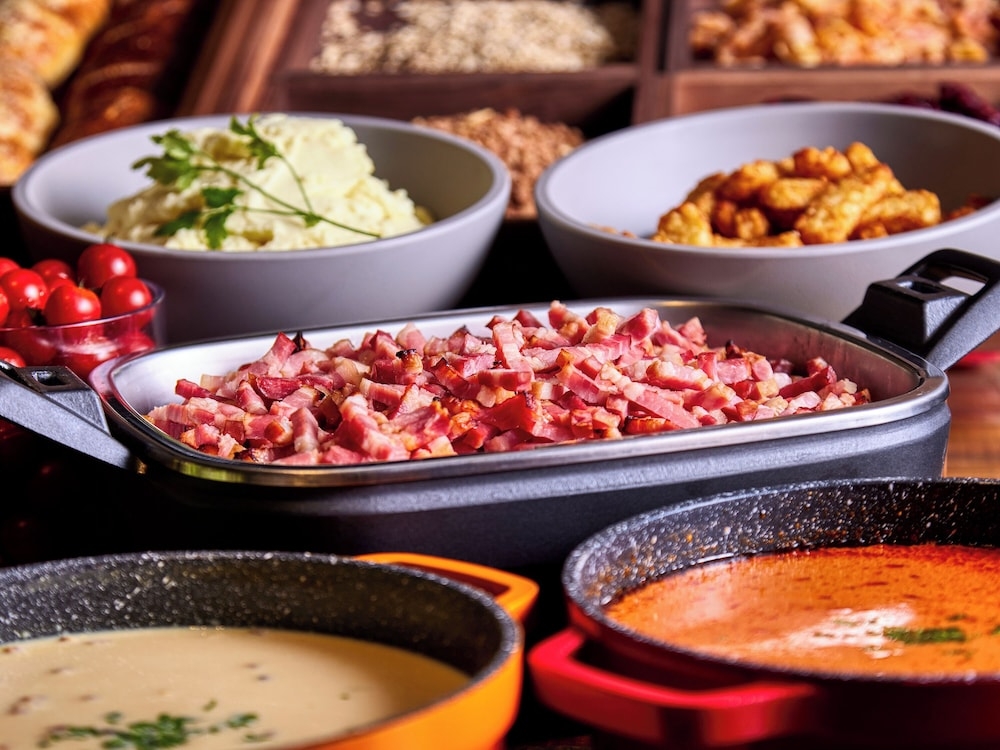 뷔페 아침 식사