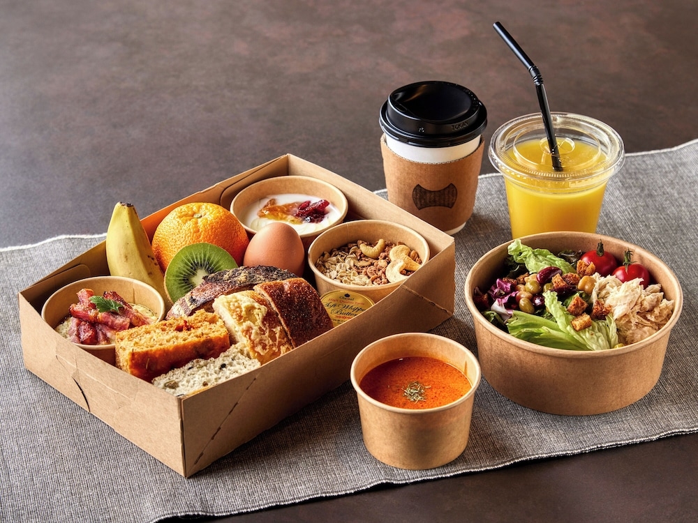 뷔페 아침 식사