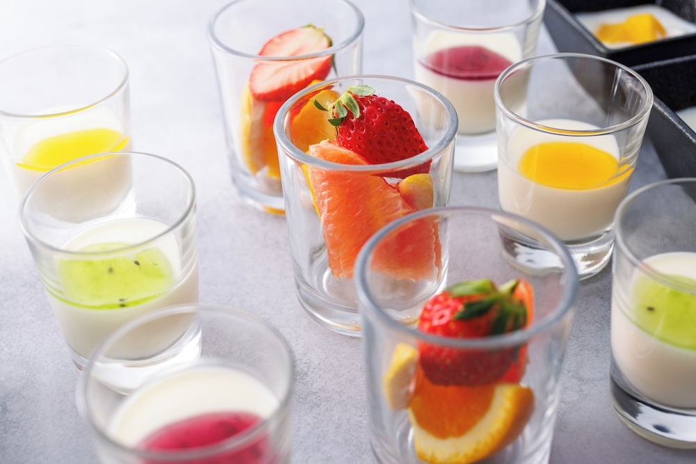 뷔페 아침 식사