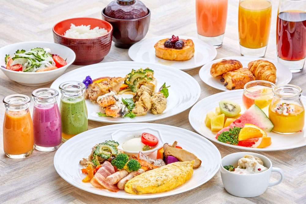 뷔페 아침 식사