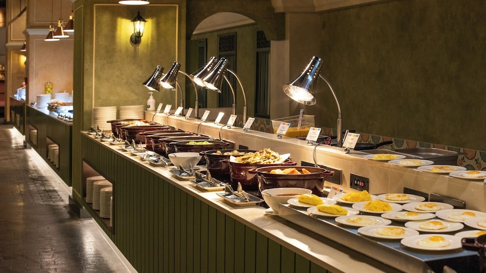 뷔페 아침 식사