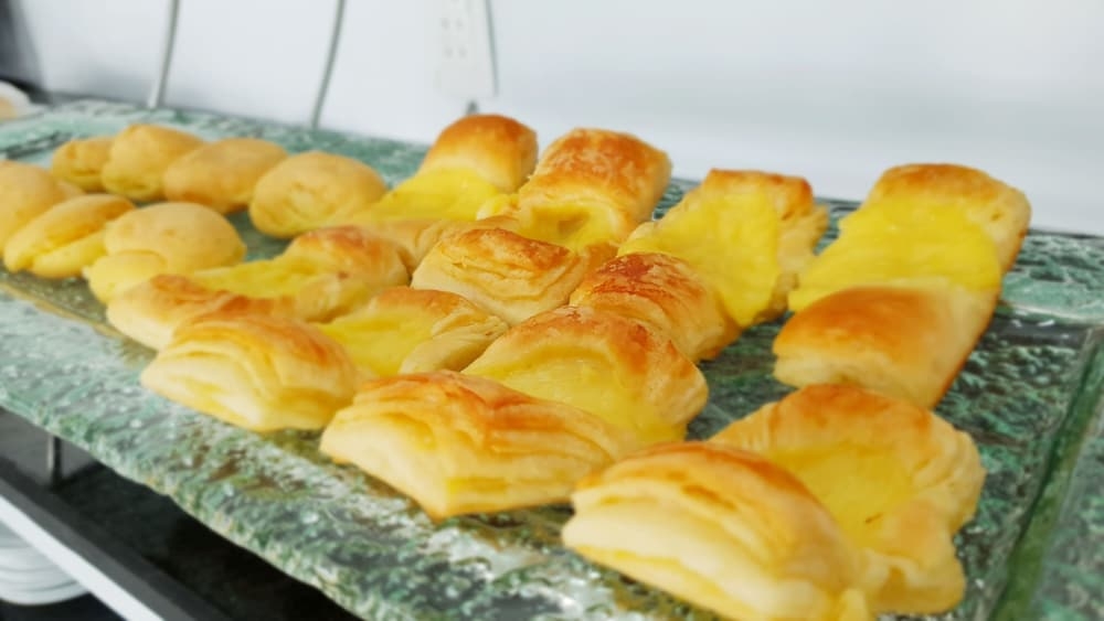 뷔페 아침 식사