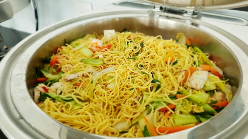 뷔페 아침 식사