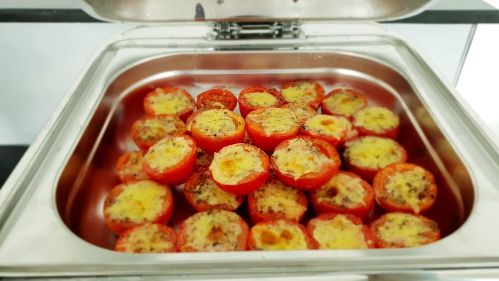 뷔페 아침 식사