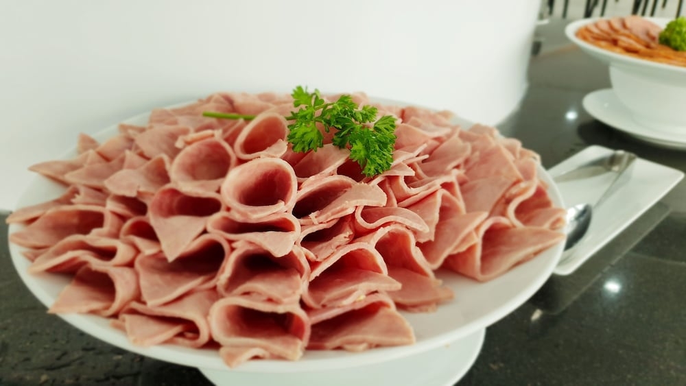 뷔페 아침 식사