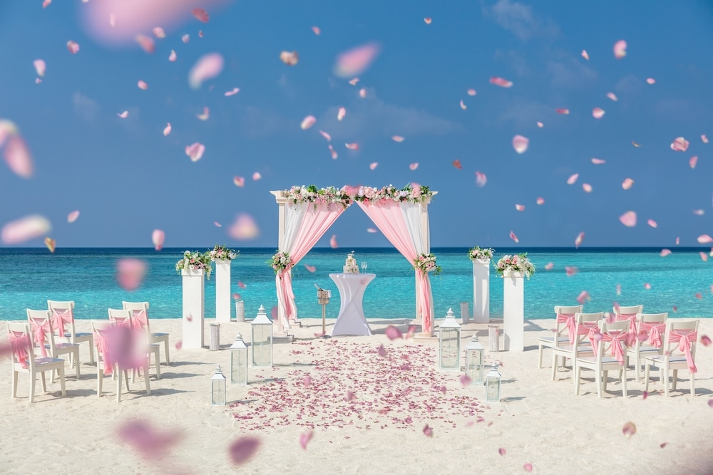 야외 결혼식 공간