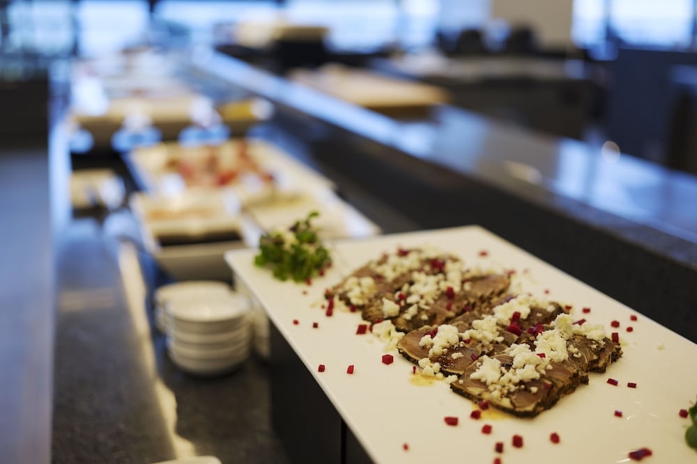 뷔페 아침 식사