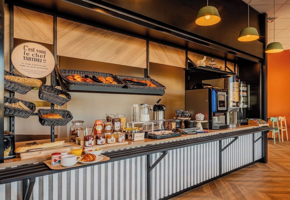 뷔페 아침 식사