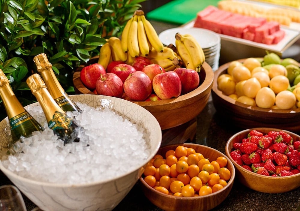 뷔페 아침 식사