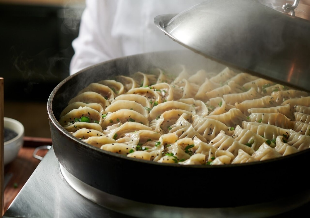 뷔페 아침 식사