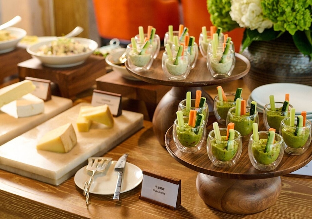 뷔페 아침 식사