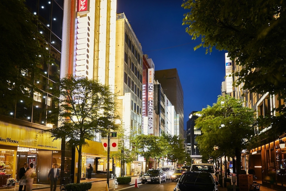 숙박 시설에서 보는 시내 전망