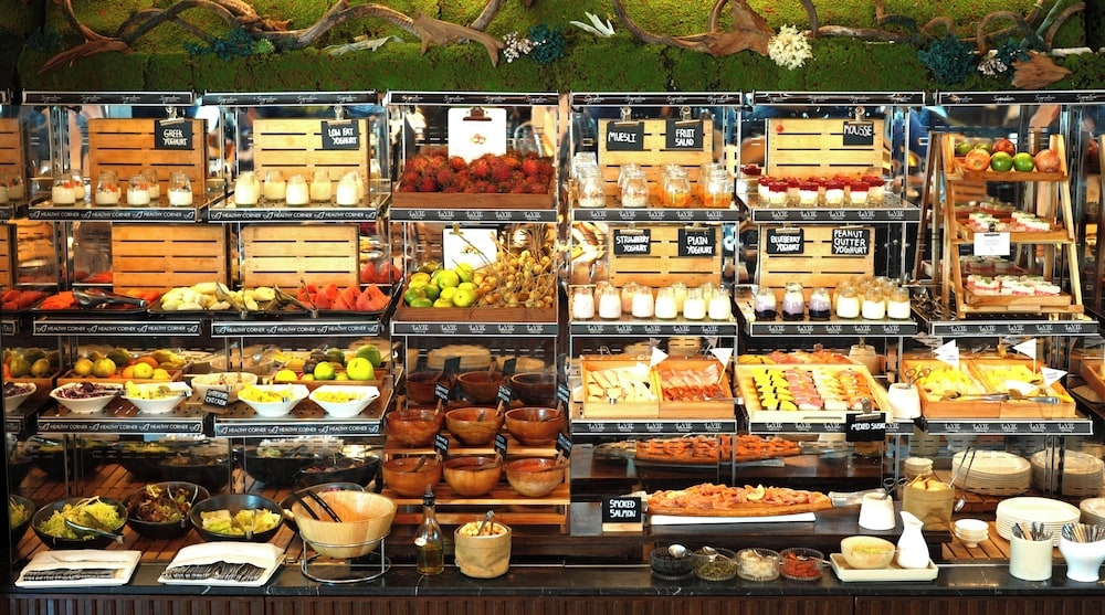 뷔페 아침 식사