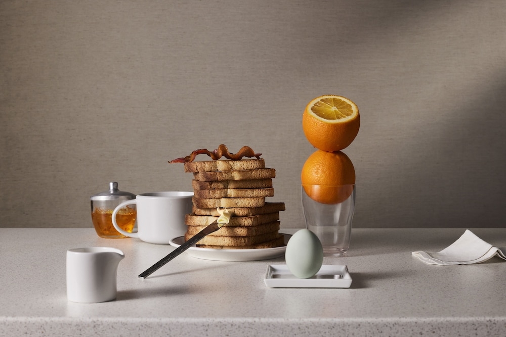 뷔페 아침 식사