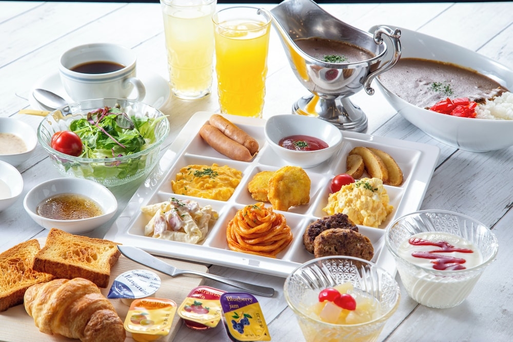 뷔페 아침 식사