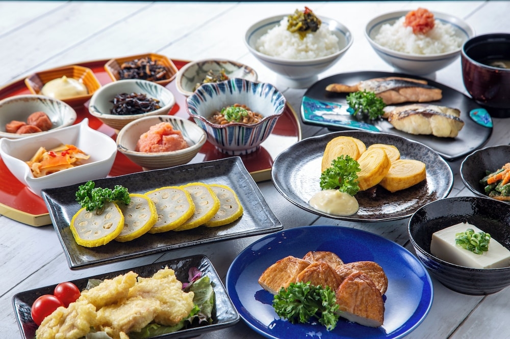 뷔페 아침 식사