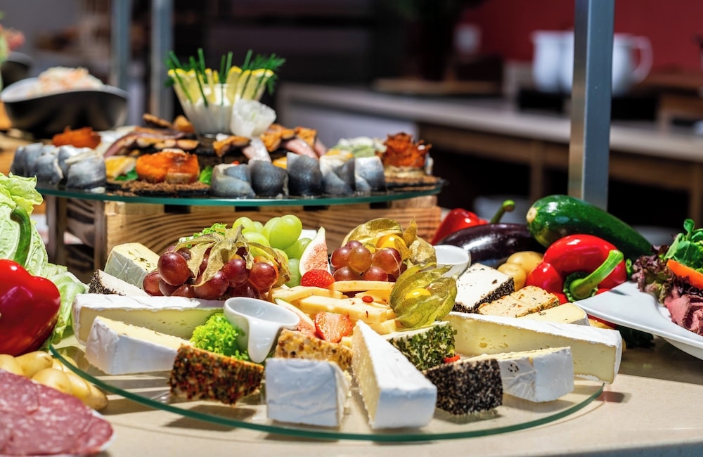 뷔페 아침 식사