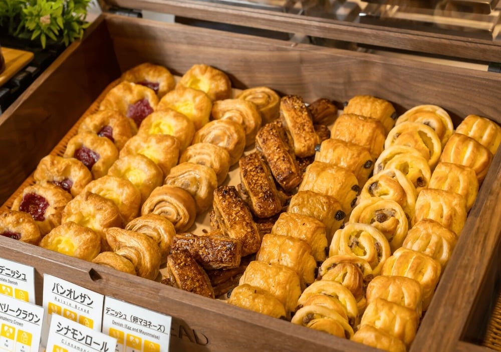 뷔페 아침 식사