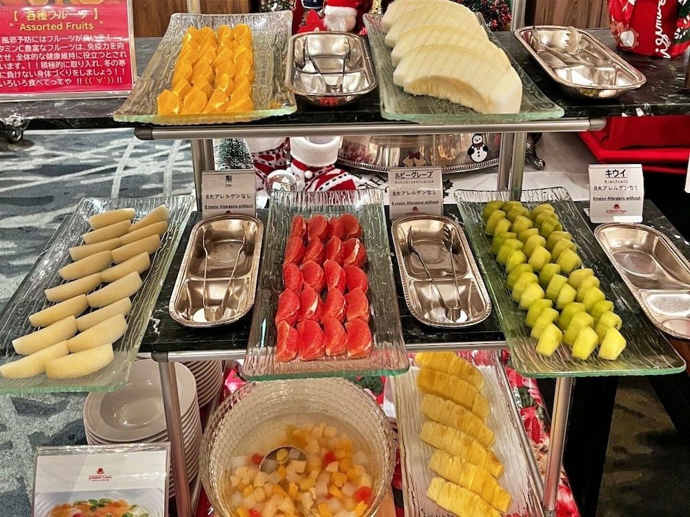 뷔페 아침 식사