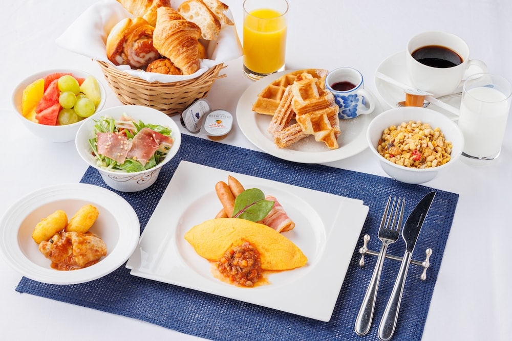 뷔페 아침 식사