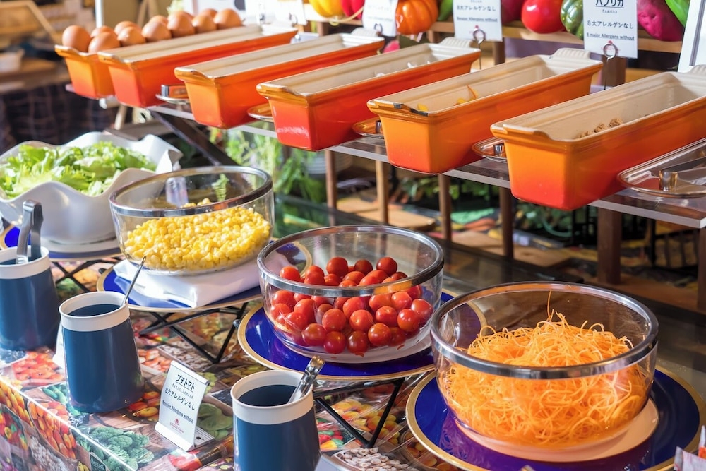 뷔페 아침 식사