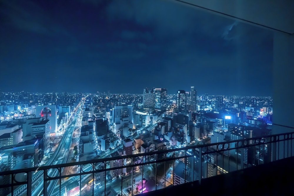 숙박 시설에서 보는 시내 전망