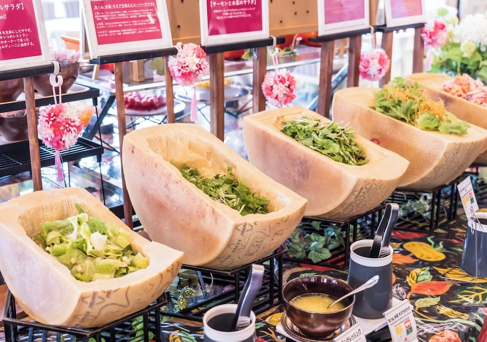 뷔페 아침 식사