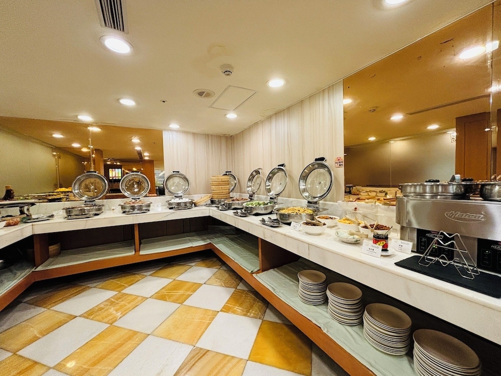 뷔페 아침 식사