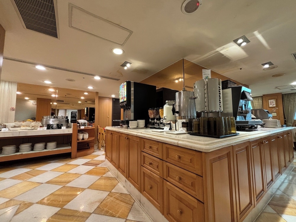 뷔페 아침 식사