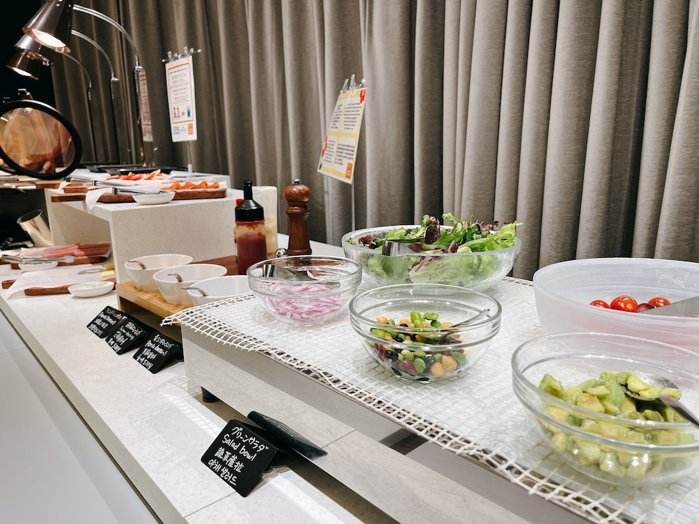 뷔페 아침 식사