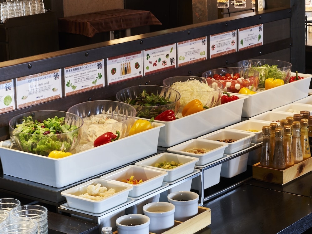 뷔페 아침 식사