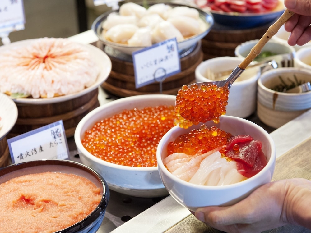 뷔페 아침 식사