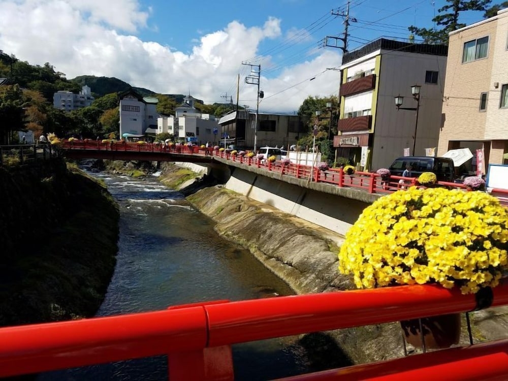 숙박 시설에서 보는 시내 전망